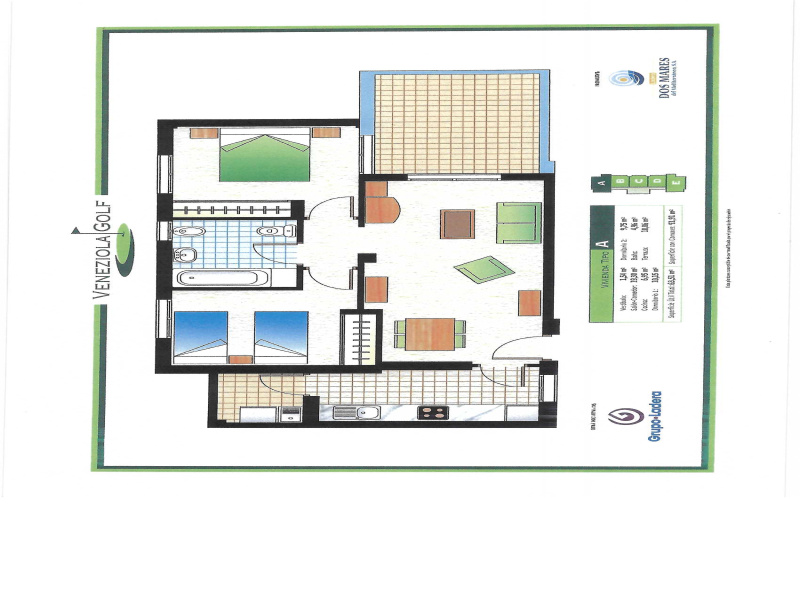 Veneciola Golf I, 30380, 2 Habitaciones Habitaciones, ,1 BañoBathrooms,Apartamento,En Venta,Veneciola Golf I,2,1322
